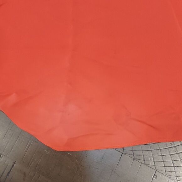 Amanda Uprichard Neon Orange Silk Slip Dress Gown Sz S - Picture 3 of 12